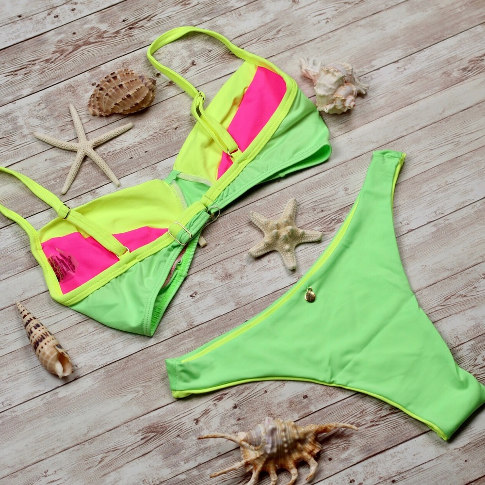 bikini set Neon top & bottom - 2 piece - Picture 5 of 13